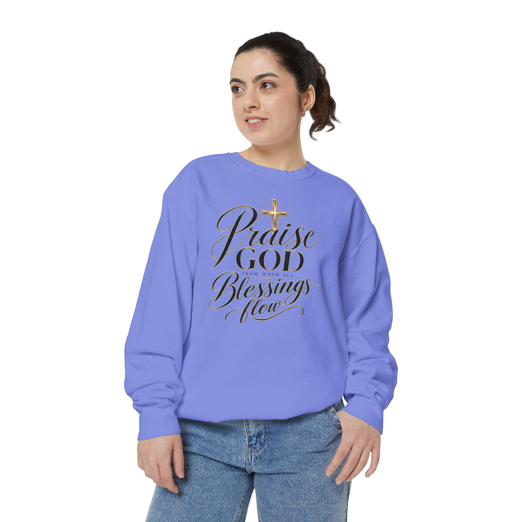 Praise God From Whom All Blessings Flow — Christian Sweatshirt