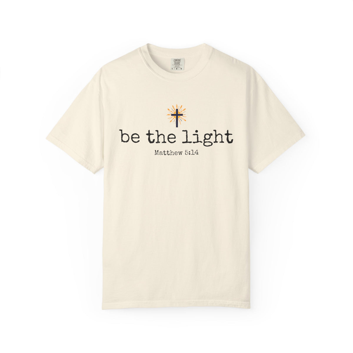 Be the Light Christian T-Shirt | Matthew 5:14 Scripture Shirt | Women’s Faith Apparel