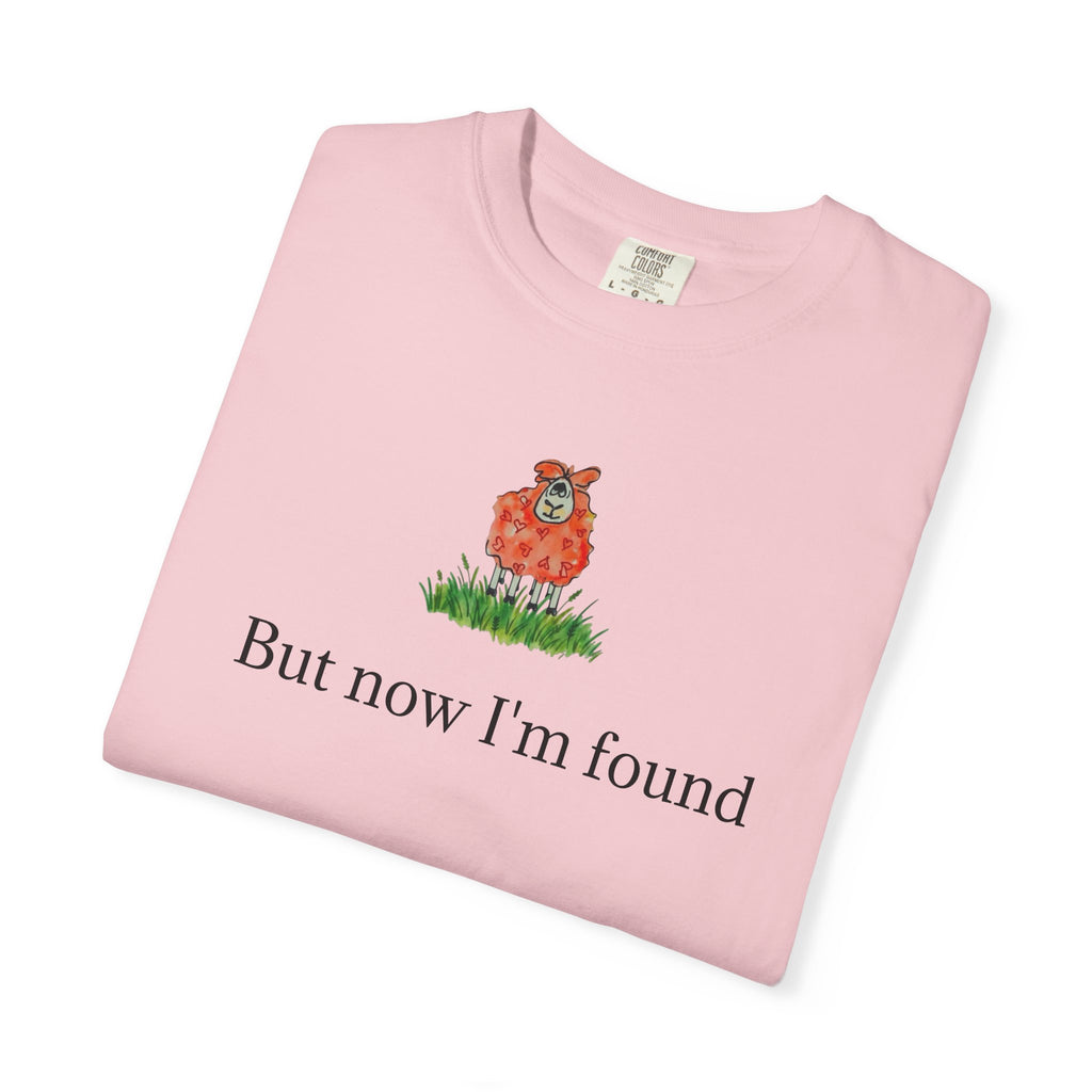 But Now I’m Found T-Shirt — Cute Red Lamb Tee