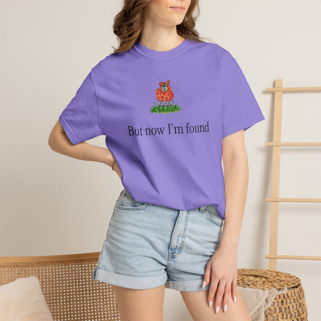 But Now I’m Found T-Shirt — Cute Red Lamb Tee