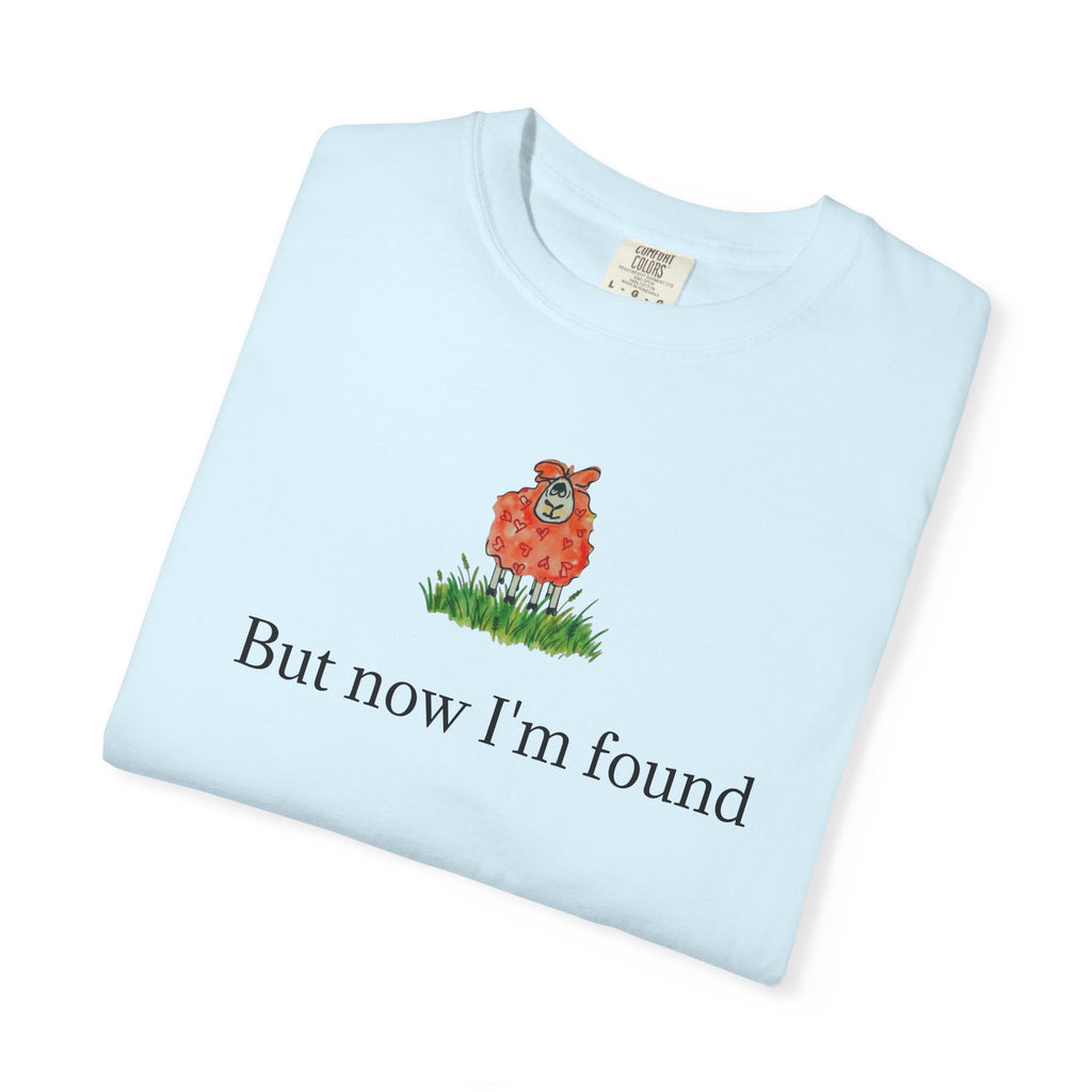 But Now I’m Found T-Shirt — Cute Red Lamb Tee