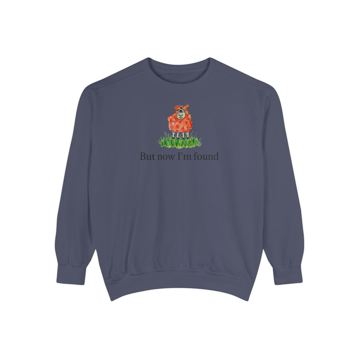 But Now I'm Found T-Shirt | Lost Sheep Christian Sweatshirt | Faith-Inspired Women's
