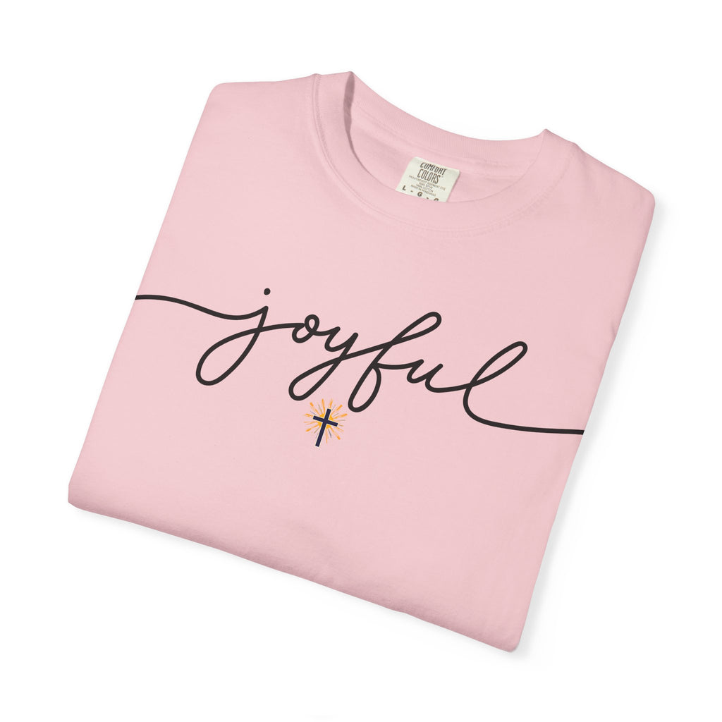 Joyful Cross T-Shirt — Scripture-Inspired Christian Graphic Tee