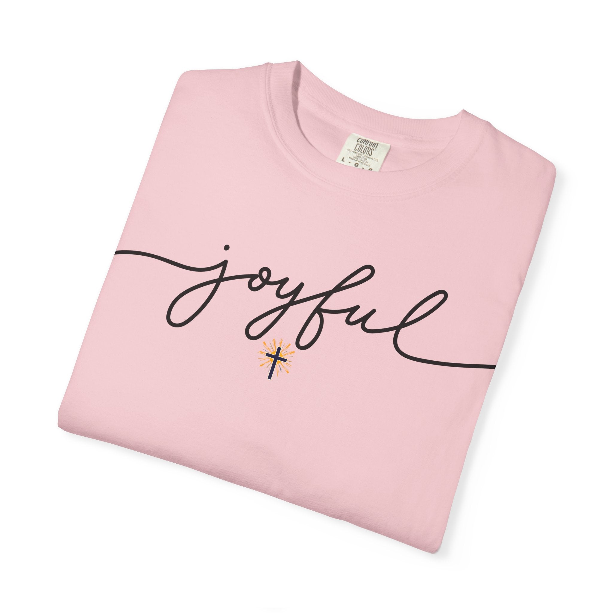 Joyful Cross T-Shirt — Scripture-Inspired Christian Graphic Tee