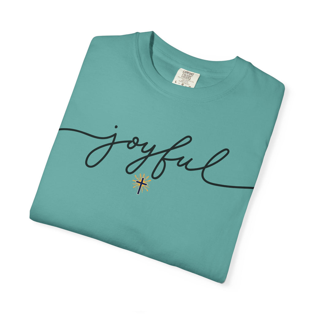 Joyful Cross T-Shirt — Scripture-Inspired Christian Graphic Tee