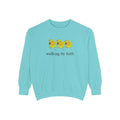 Walking by Faith T-Shirt - Funny Christian Chicken Sweatshirt- whimsical Faith apparel