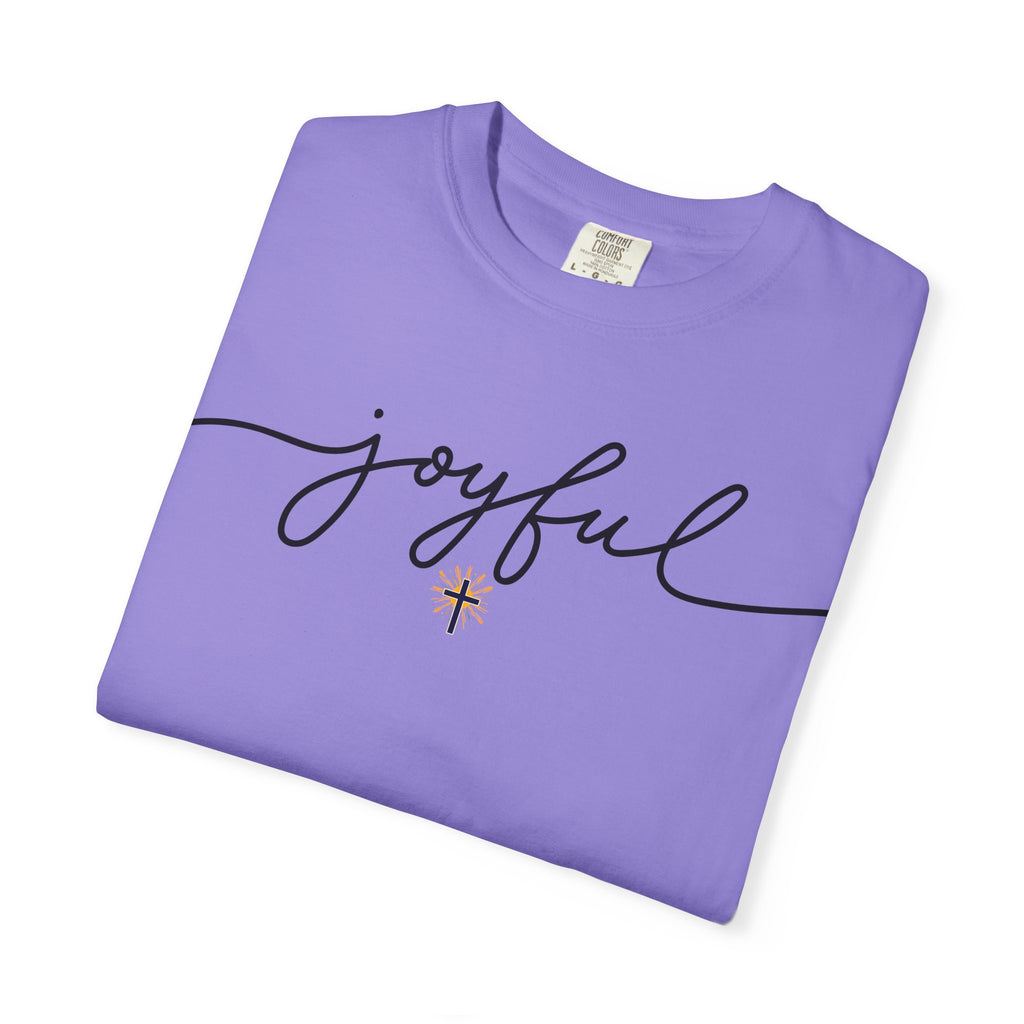 Joyful Cross T-Shirt — Scripture-Inspired Christian Graphic Tee