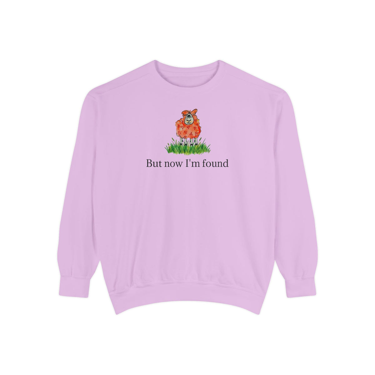 But Now I'm Found T-Shirt | Lost Sheep Christian Sweatshirt | Faith-Inspired Women's