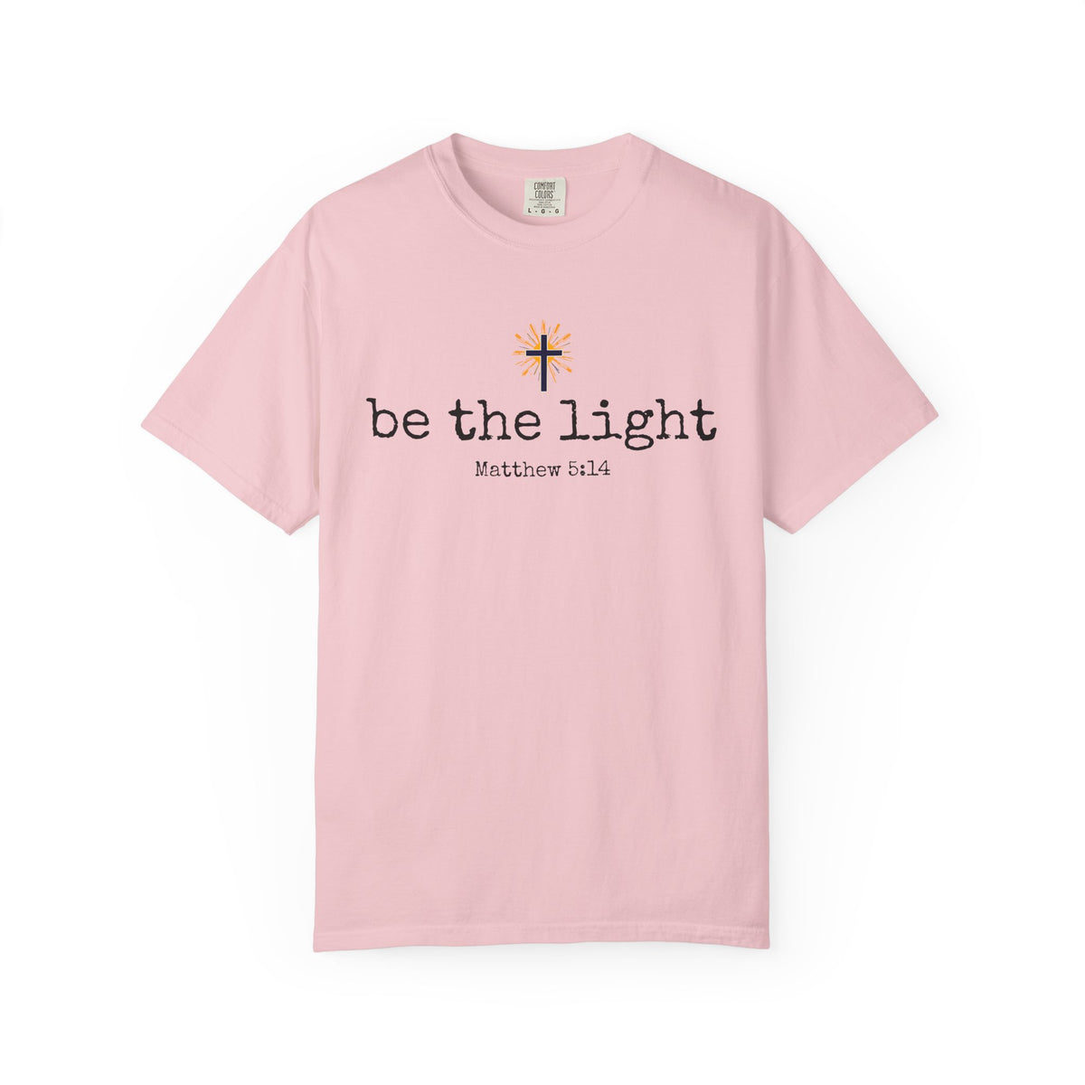 Be the Light Christian T-Shirt | Matthew 5:14 Scripture Shirt | Women’s Faith Apparel