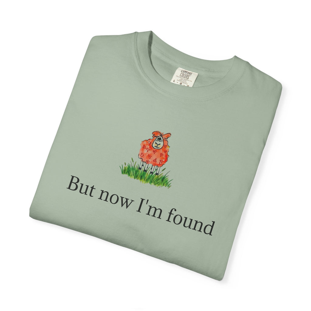 But Now I’m Found T-Shirt — Cute Red Lamb Tee