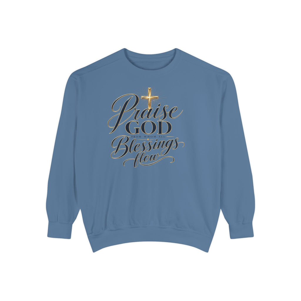 Praise God From Whom All Blessings Flow — Christian Sweatshirt