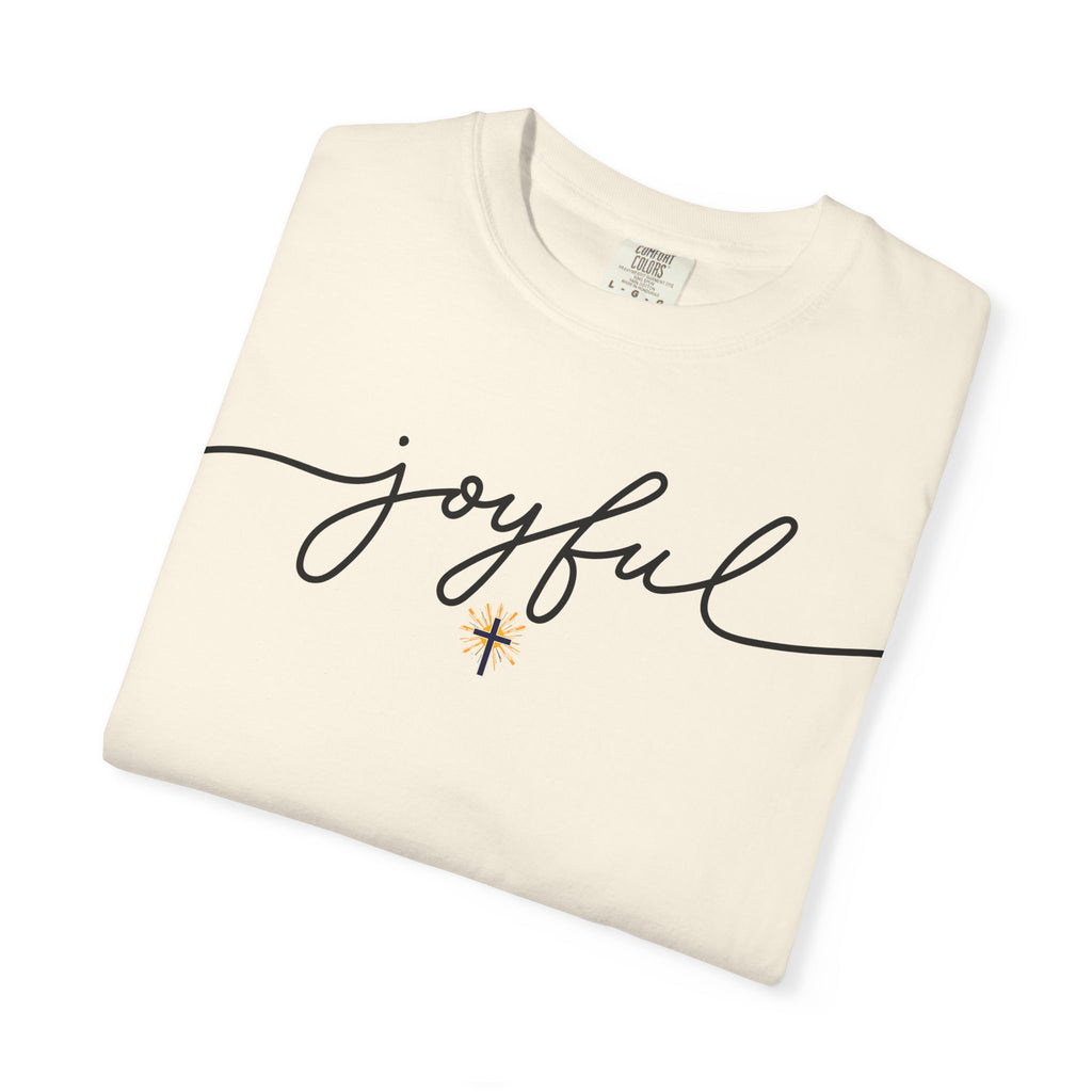 Joyful Cross T-Shirt — Scripture-Inspired Christian Graphic Tee