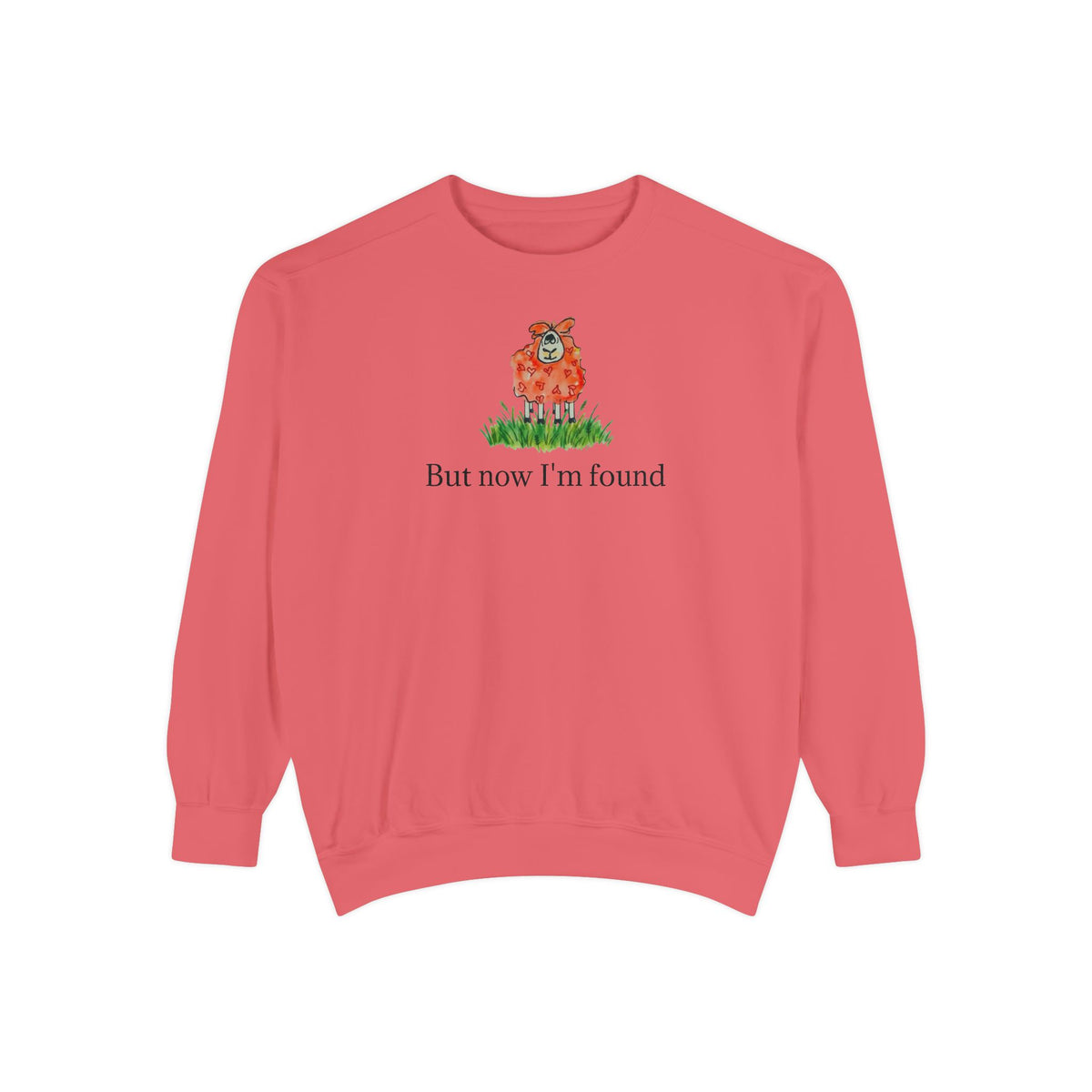 But Now I'm Found T-Shirt | Lost Sheep Christian Sweatshirt | Faith-Inspired Women's