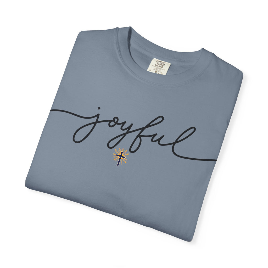 Joyful Cross T-Shirt — Scripture-Inspired Christian Graphic Tee