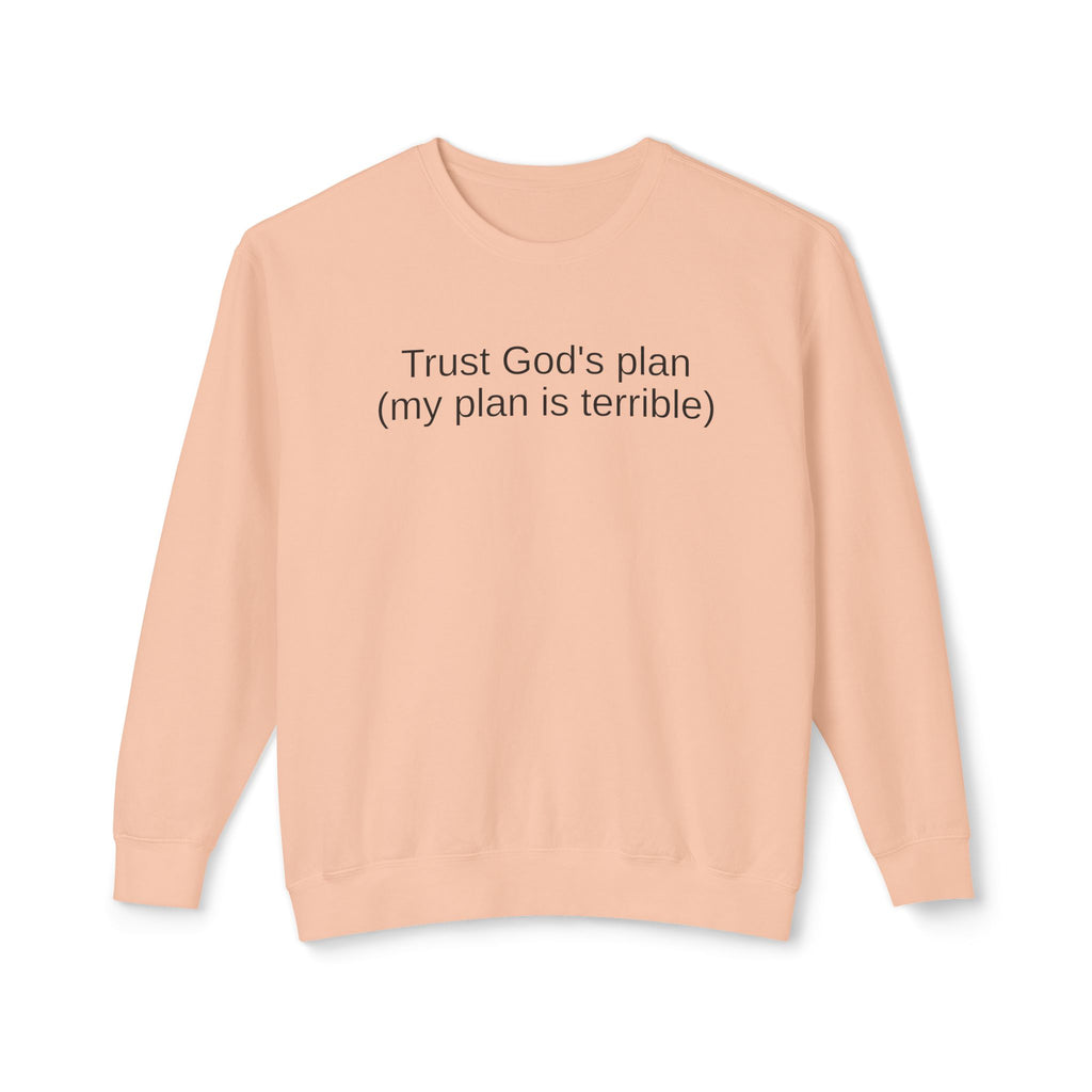 Trust God’s Plan Christian Sweatshirt | Faith-Based Inspirational Crewneck