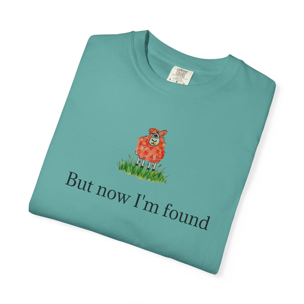 But Now I’m Found T-Shirt — Cute Red Lamb Tee