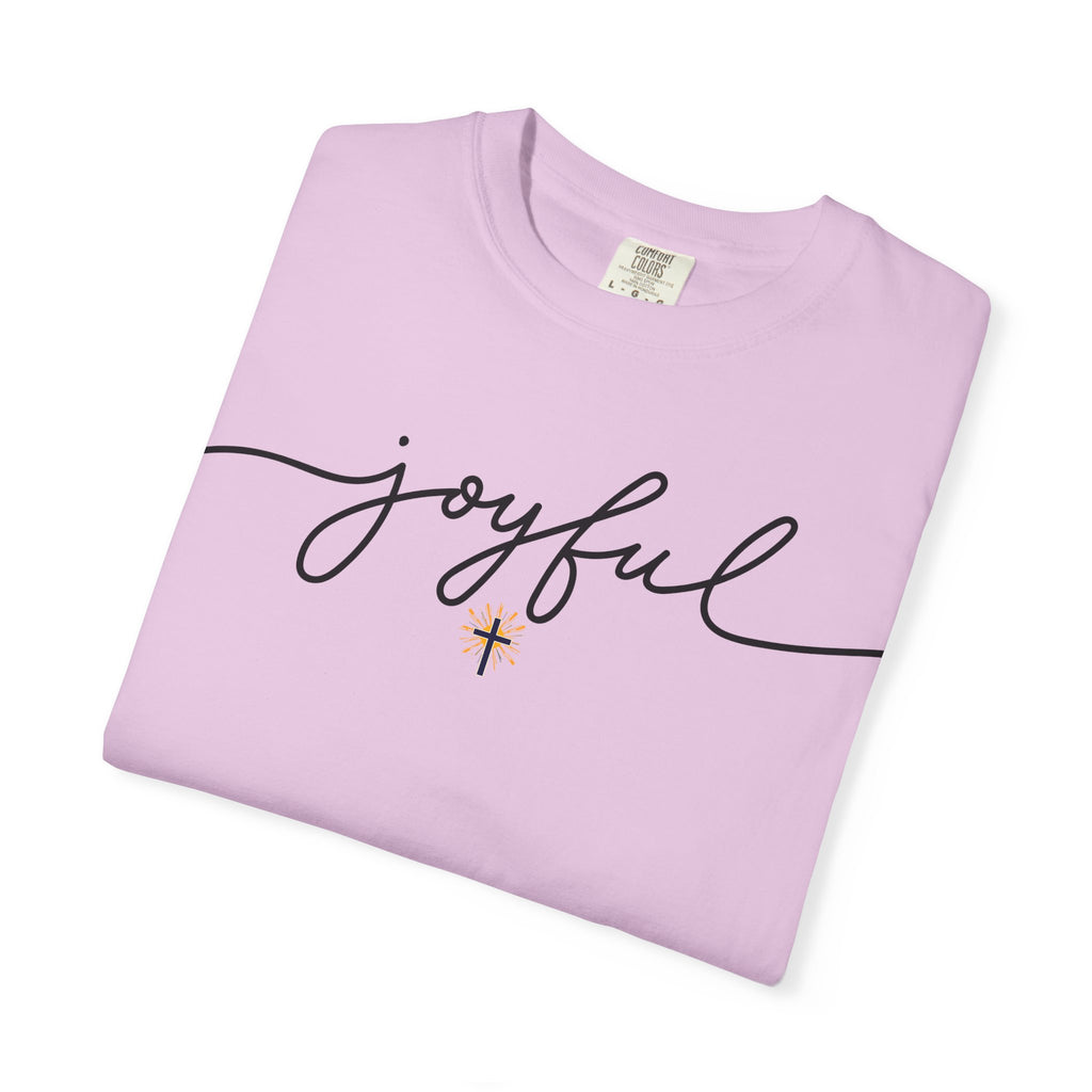 Joyful Cross T-Shirt — Scripture-Inspired Christian Graphic Tee