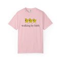 Faith Chickens T-Shirt — "walking by faith" Christian Graphic Tee