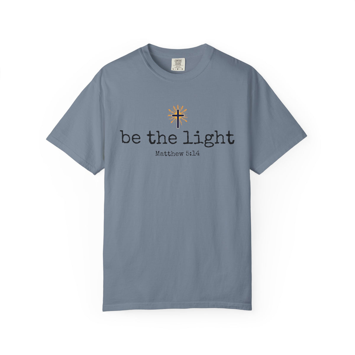 Be the Light Christian T-Shirt | Matthew 5:14 Scripture Shirt | Women’s Faith Apparel