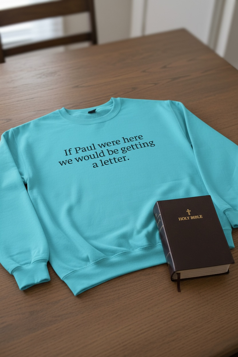 'If Paul Were Here We Would Be Getting a Letter' Sweatshirt